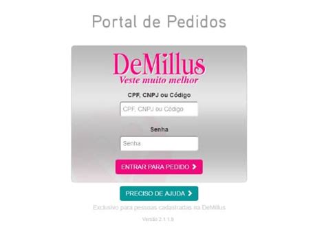 demillus pedido facil|Revendedor